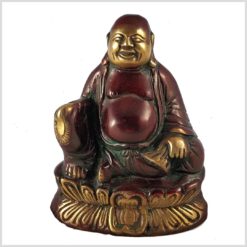 Lachende Buddha 1,5kg rotgold Vorderansicht