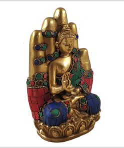 Buddhahand Steinarbeit Seitenansicht Rechts