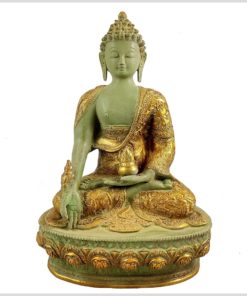 Medizinbuddha Mintgrün Antik Vorne
