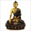 Erdender Buddha Braungold Bhumiparsha Mudra Vorderansicht