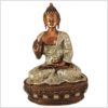 Lehrender Buddha Kupfer 33cm 4kg Vorderansicht
