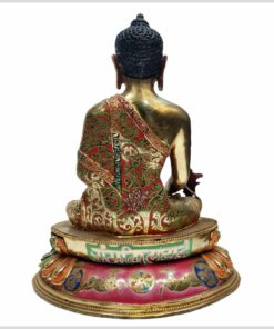 Medizinbuddha auf Podest Rücken