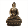 Erleuchtete Buddha 33cm Messing rotgold Vorderansicht