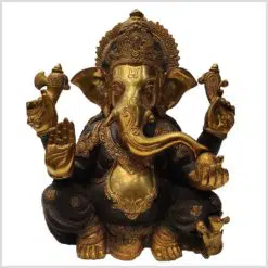 Ganesha Ganapati 13kg braungold