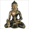 Medizinbuddha Ashtamangala 6kg antikgrün vorne