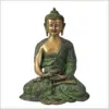 Erleuchteter Buddha 29cm schwarzgrün vorne