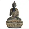Segnender Buddha schwarzantik 20,5cm