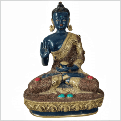 Lehrender Buddha 21,6cm Kupferdraht vorne