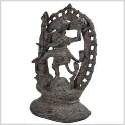 Shiva Nataraja 22,5cm steingrau links