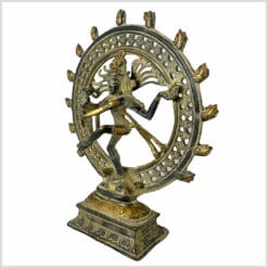 Shiva altgruen Patina 366g 23,5cm links