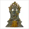 Lehrender Buddha antikgrün 30cm 4,7kg vorne
