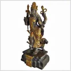 Ardhanarishvara Statue 46cm braungold links