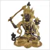 Manjushri Statue Messing verkupfert 2,9kg vorne