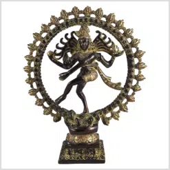 Shiva Nataraja 29cm schwarzantik vorne