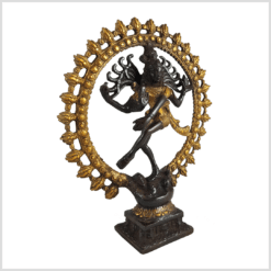 Shiva Nataraja 29cm schwarzgold rechts