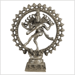 Shiva Nataraja 29cm vollversilbert vorne