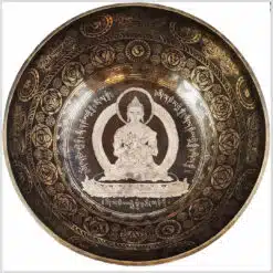 Fussklangschale Dharmachakra Buddha 53cm 10975g Oben