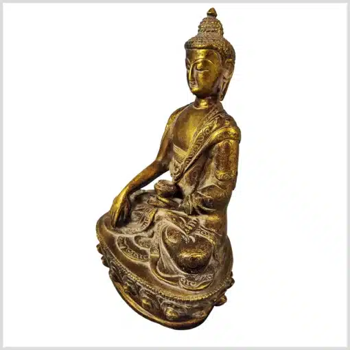 Erdender Buddha goldantik links