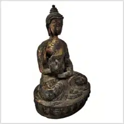 Lehrender Buddha goldantik rechts
