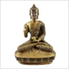 Lehrender Buddha 21,5cm 2,3kg Messing Vorderseite
