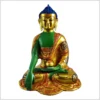 Erdender Buddha Nepalstil grün 25cm 3kg Vorderseite