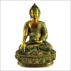 Lifebuddha Erdender Buddha 33cm limettengrün Vorderseite
