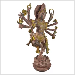 Tanzender Shiva 6kg 43cm 29cm breit Rosagold rechte Seite