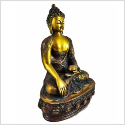 Lifebuddha Erdender Buddha 33cm braungrün rechts
